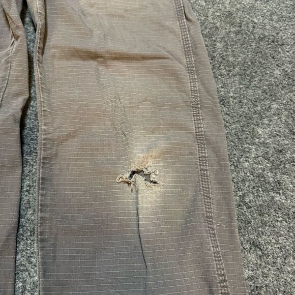 Grey Wrangler Riggs Workwear Pants Distressed Sz 30x30 - Picture 4 of 5